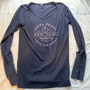 MV Sport Jones Beach Long Island New York long sleeve sweatshirt top